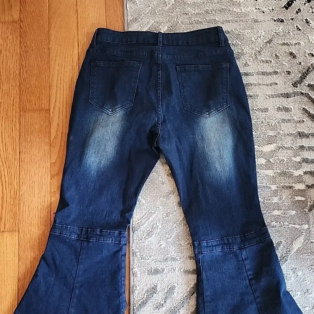 Flared jeans sz large - Picture 5 of 7